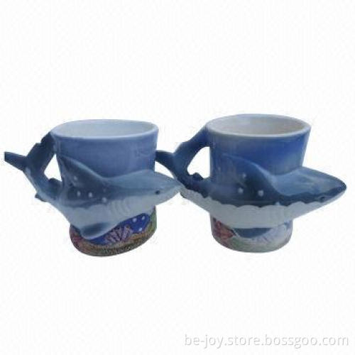 11oz cartoon ceramic cup, various artworks are available, OEM orders are welcome